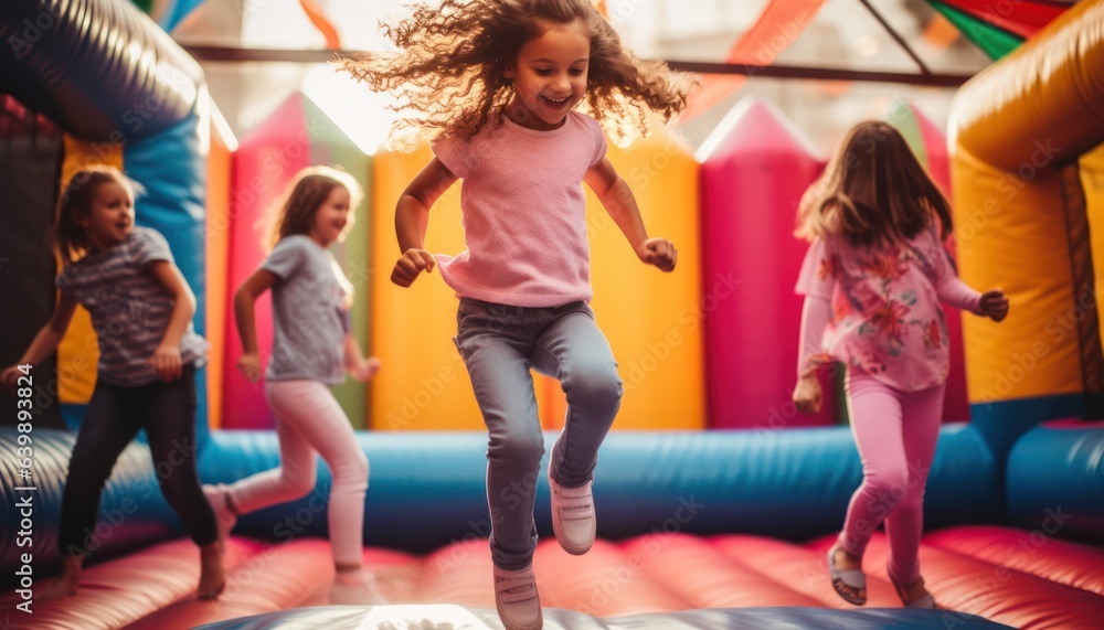 Bounce House Rentals in Shreveport LA - Kids having fun
