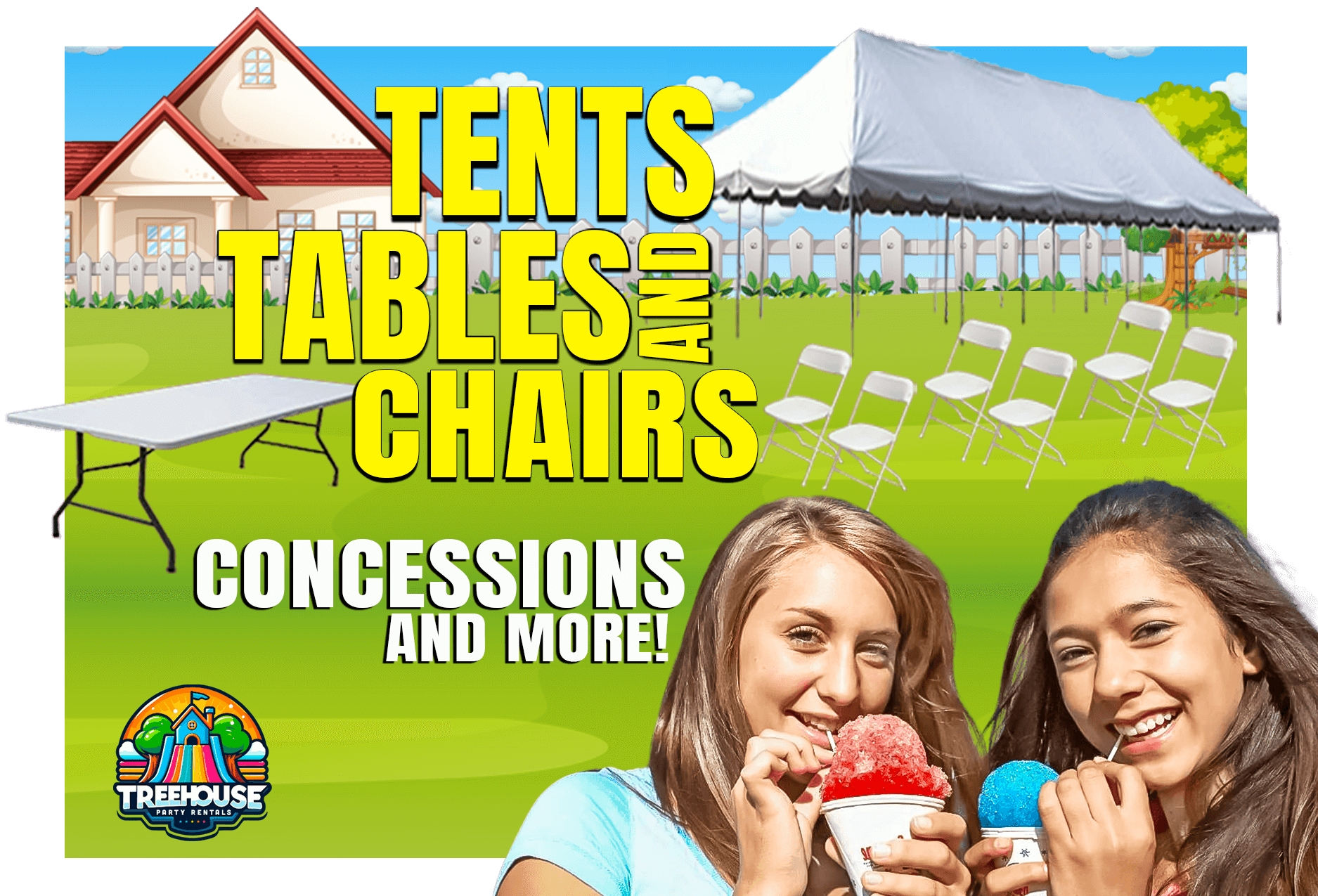 Tents, Tables & Chairs Rentals in Shreveport LA